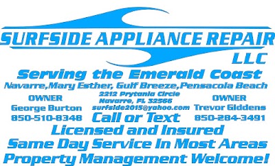 Plumber in Navarre FL Surfside Appliance Repair