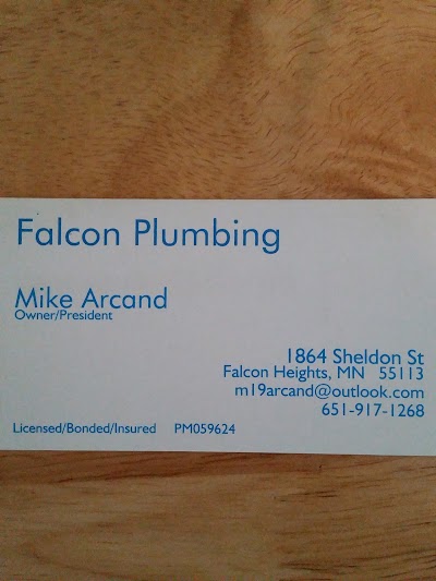 Plumber in Roseville MN Falcon Plumbing LLC